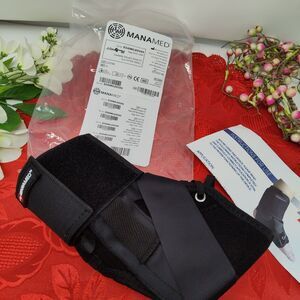 XL Ankle Brace Sports Neoprene Ez Ankle Brace Black XLarge Manamed